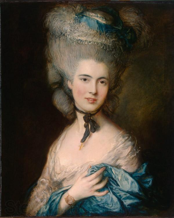 Thomas Gainsborough Woman in Blue (mk08)